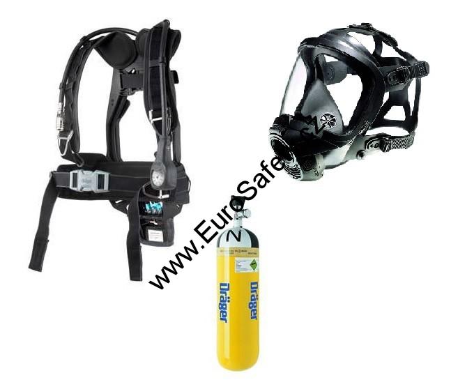 Dýchací přístroj DRÄGER PSS4000 maska FPS 7000 kandahár, kompozit. lahev