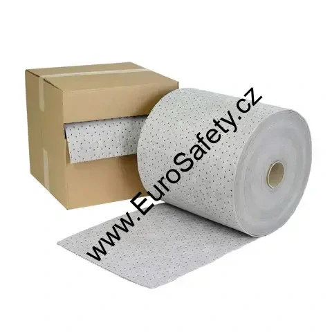 Univerzální sorpční koberec, silný, PREMIUM, 40 cm × 40 m, perforace