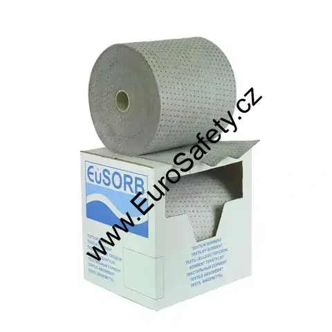 Univerzální sorpční koberec, silný, SUPERPREMIUM, 40 cm × 53 m, 3× perforovaný