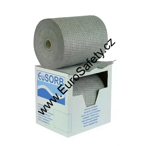 Univerzální sorpční koberec, silný, SUPERPREMIUM, 50 cm × 43 m, 3× perforovaný