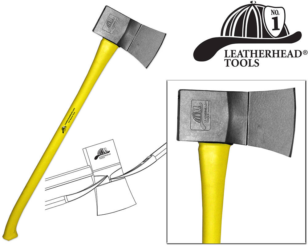Hasičská sekera Ultra-Force Axe LEATHERHEAD s plochou hlavou