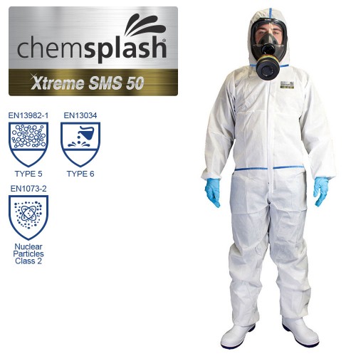 Kombinéza Chemsplash Xtreme SMS 50 s malým množstvím švů