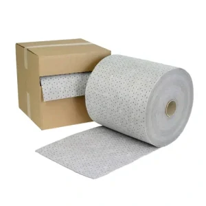 Univerzální sorpční koberec, silný, PREMIUM, 40 cm × 40 m, 2× perforovaný