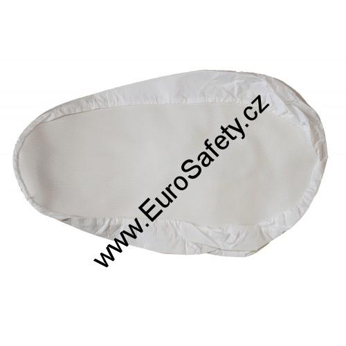 Návleky Chemsplash s protiskluzovým PVC gripem nízké bílé XL