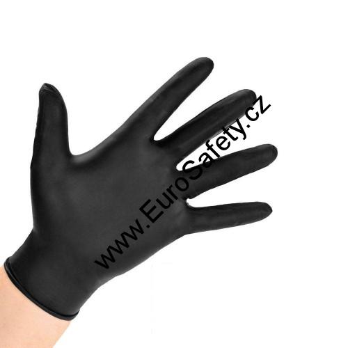 Rukavice jednorázové Chemsplash Powder Free Nitrile černé; L