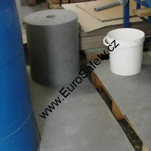 Univerzální sorpční koberec, lehký, STANDARD, 80 cm × 60 m, 2× perf