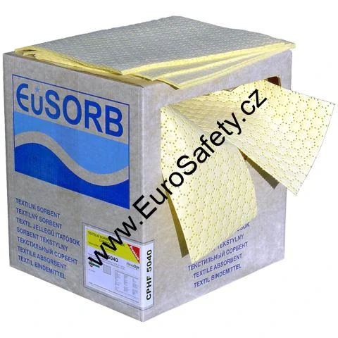 Chemické sorpční rohože, silné, PREMIUM, 40 × 50 cm, perforace